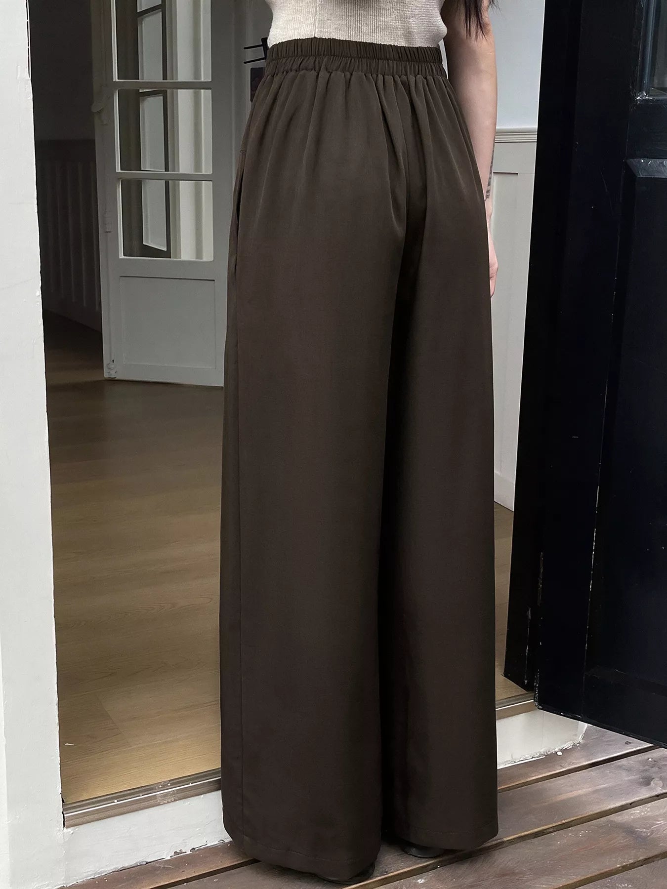 Trendsi High-Waisted Wide-Leg Pants -