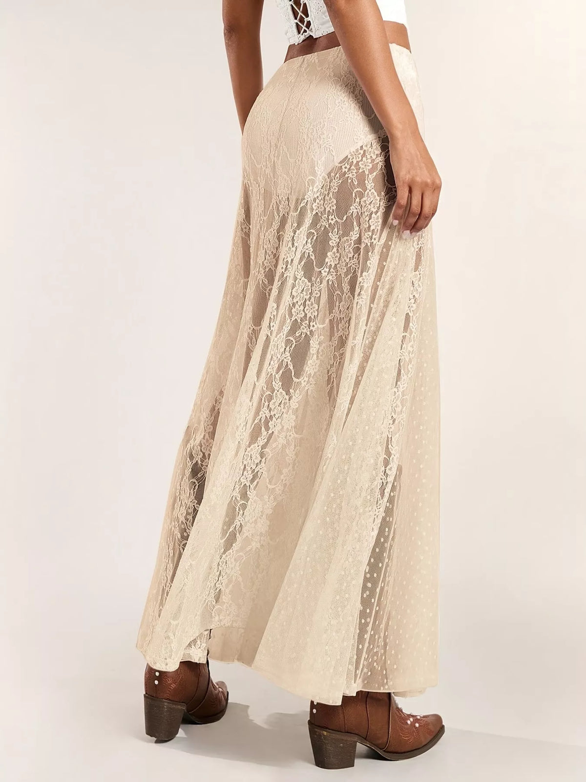 maxi skirt, back view