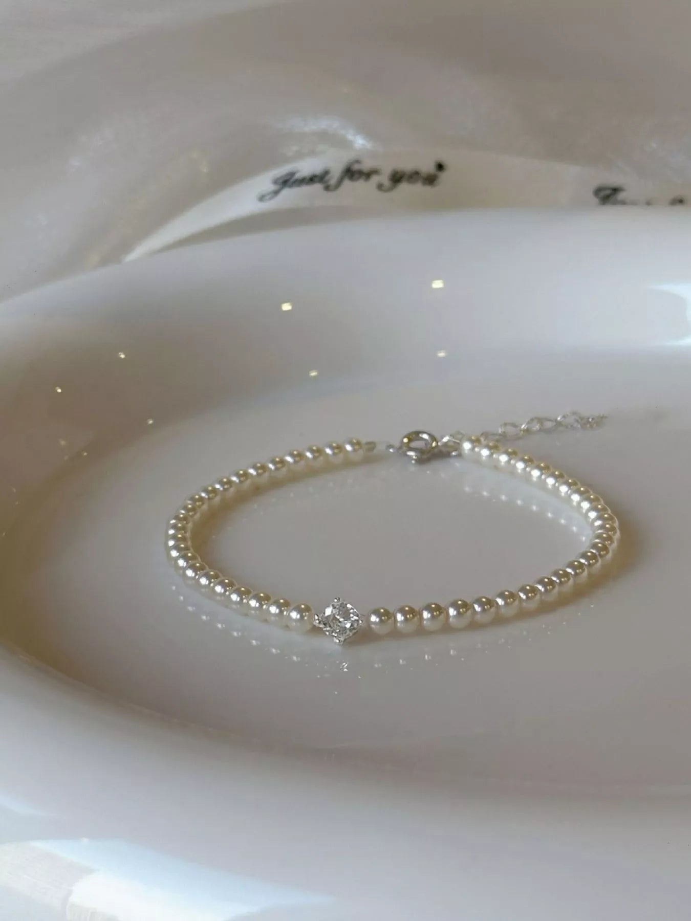 Trendsi Adjustable Pearl Bracelet -
