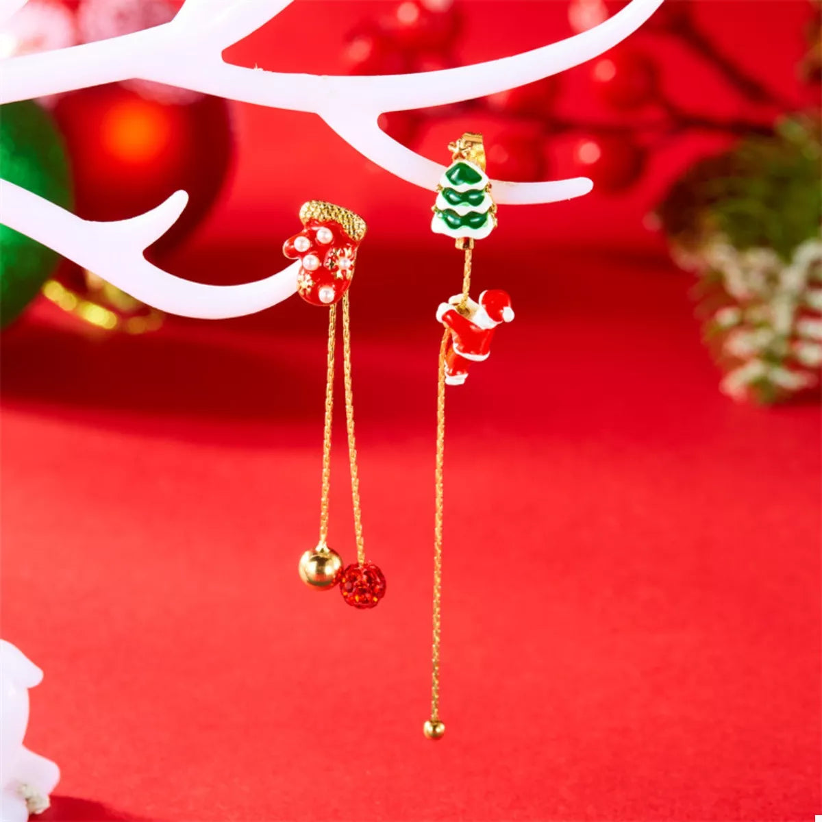 Trendsi Christmas Santa Drop Earrings -