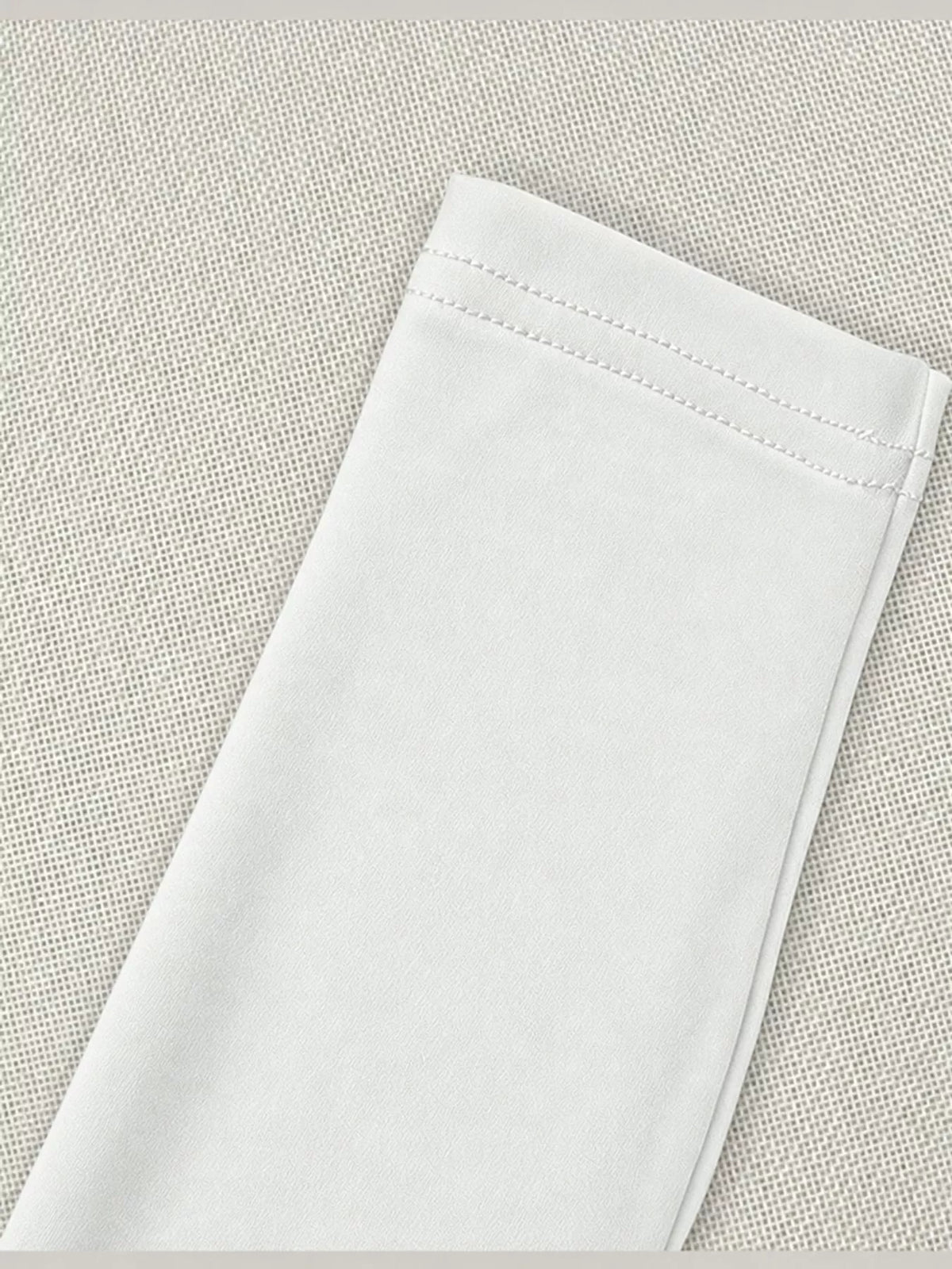 White long sleeve cutout ruched maxi dress, detail view