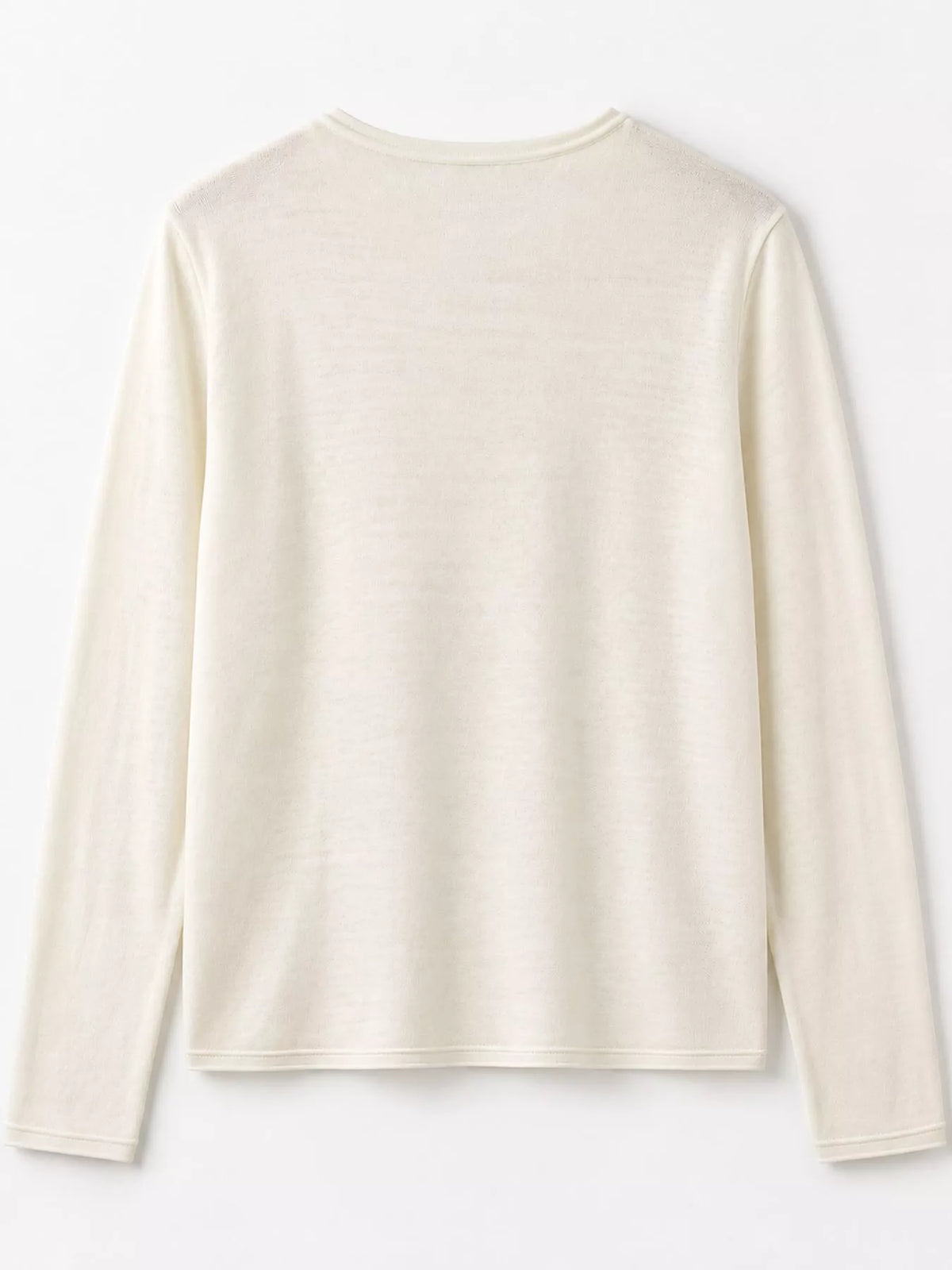 Round neck long sleeve cardigan, product view