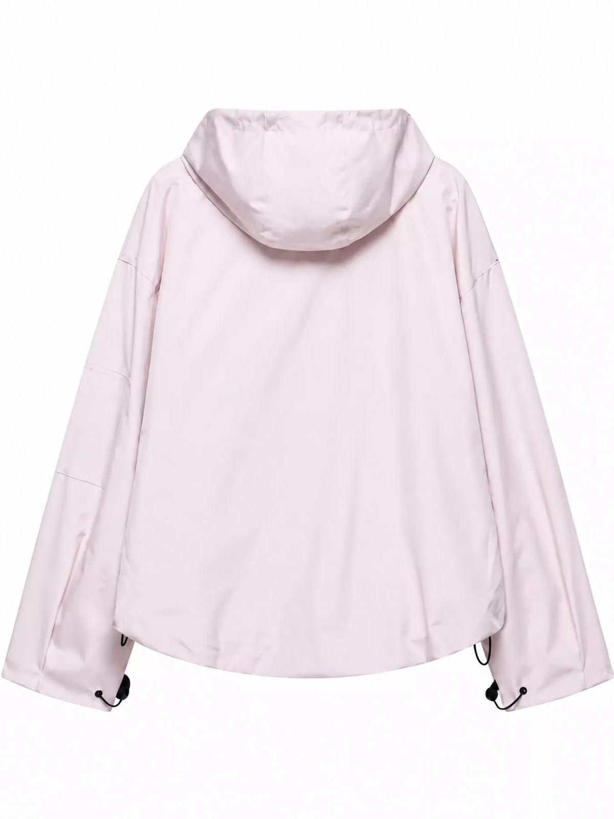 Half-Zip Hooded Anorak Jacket — back view