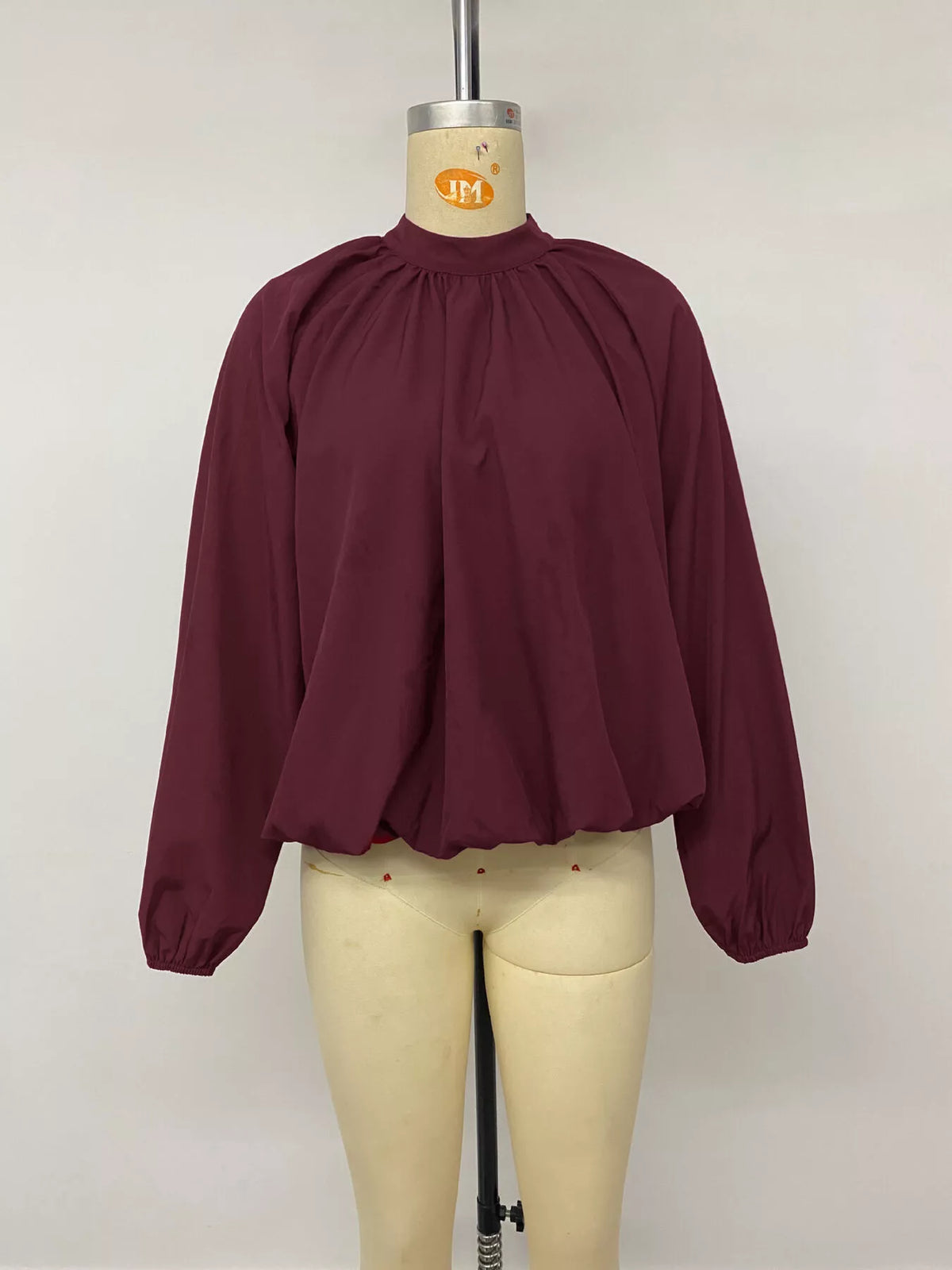 Trendsi Tie Back Balloon Sleeve Blouse -