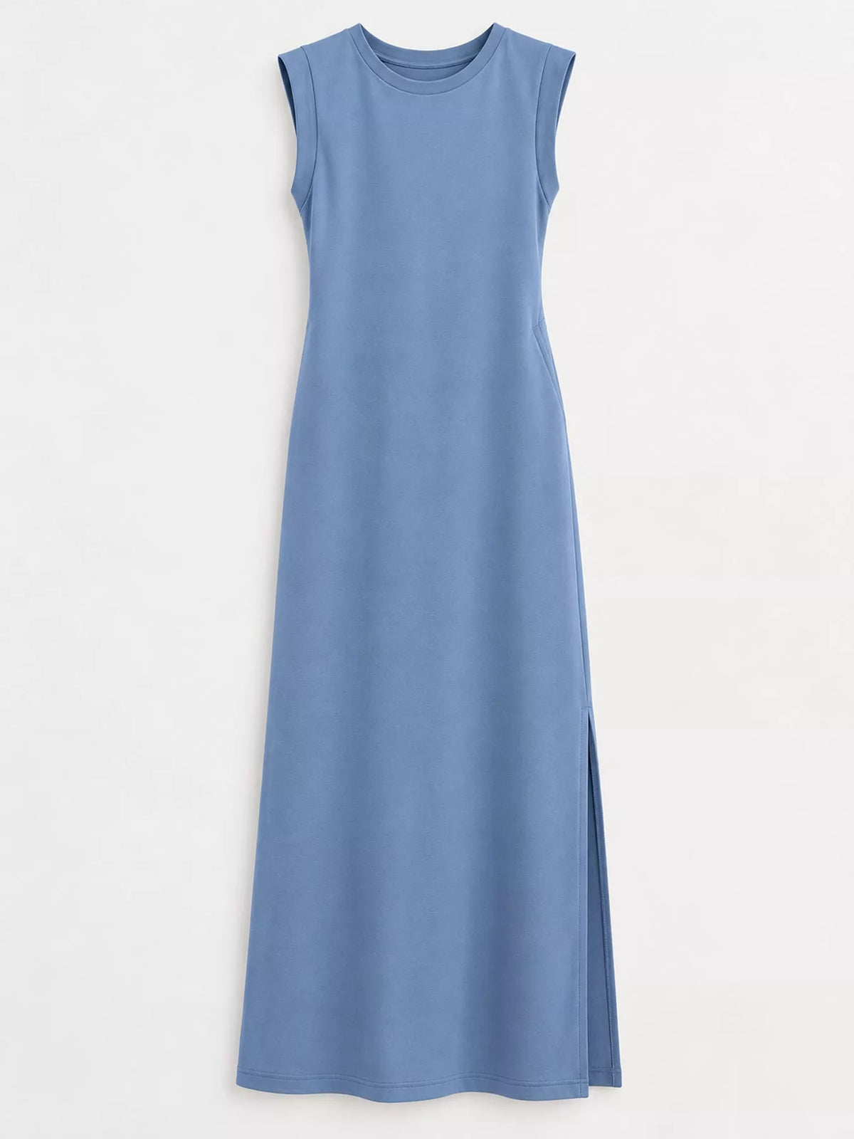 Round neck sleeveless maxi dress, product view