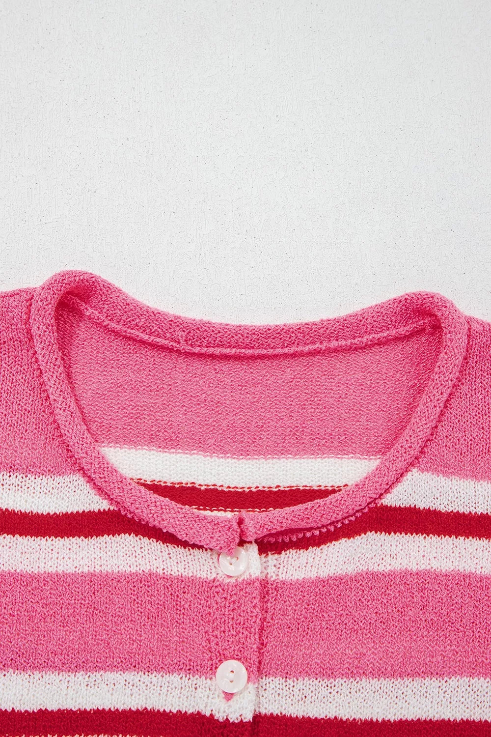 Trendsi Striped Button-Up Cardigan -