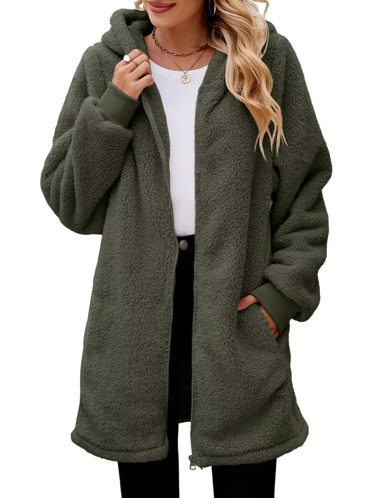Long-sleeve coat
