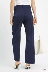 Trendsi Umgee Button Stretched Pants -