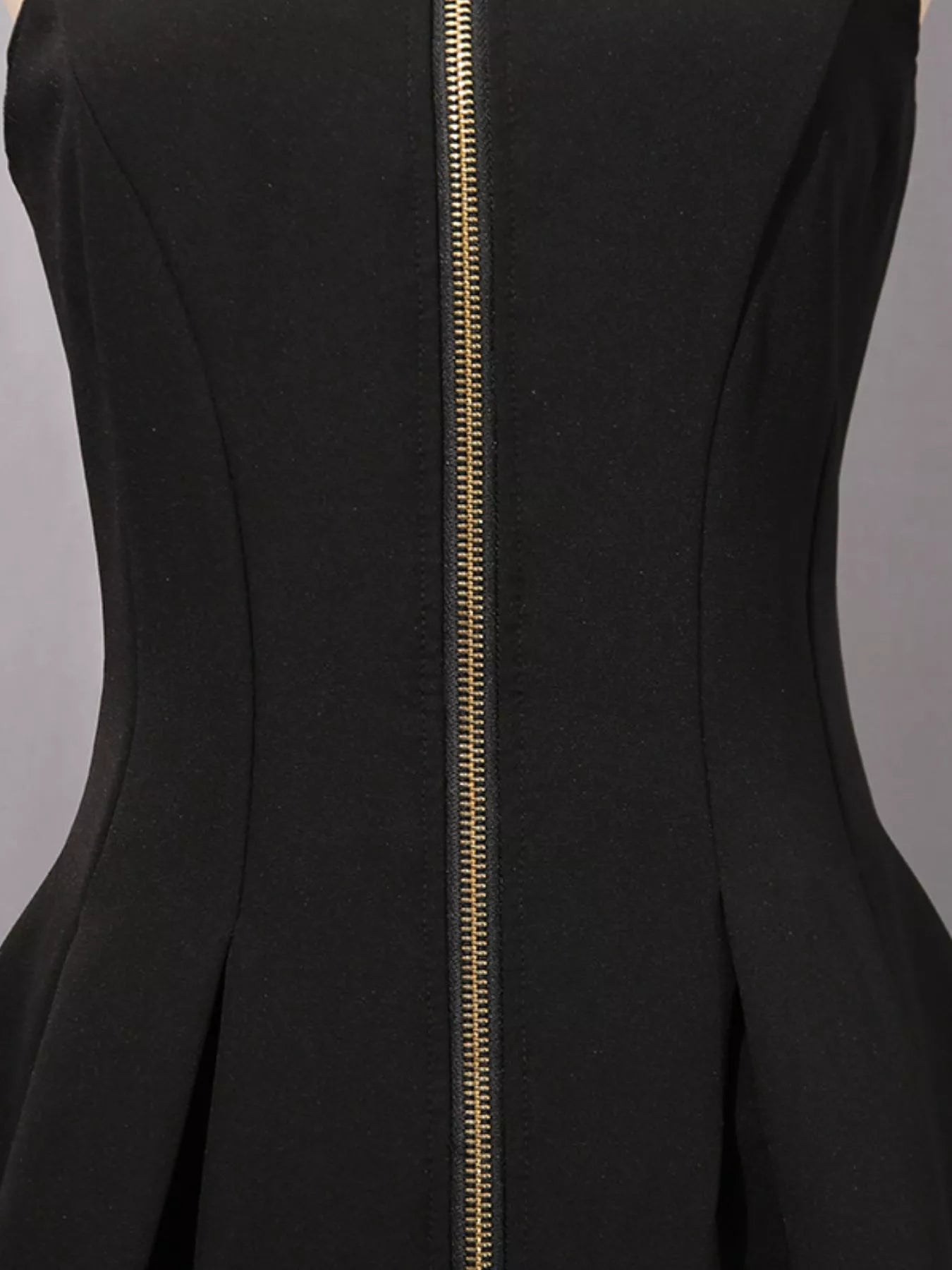 Trendsi Zip Up Sleeveless Mini Dress -