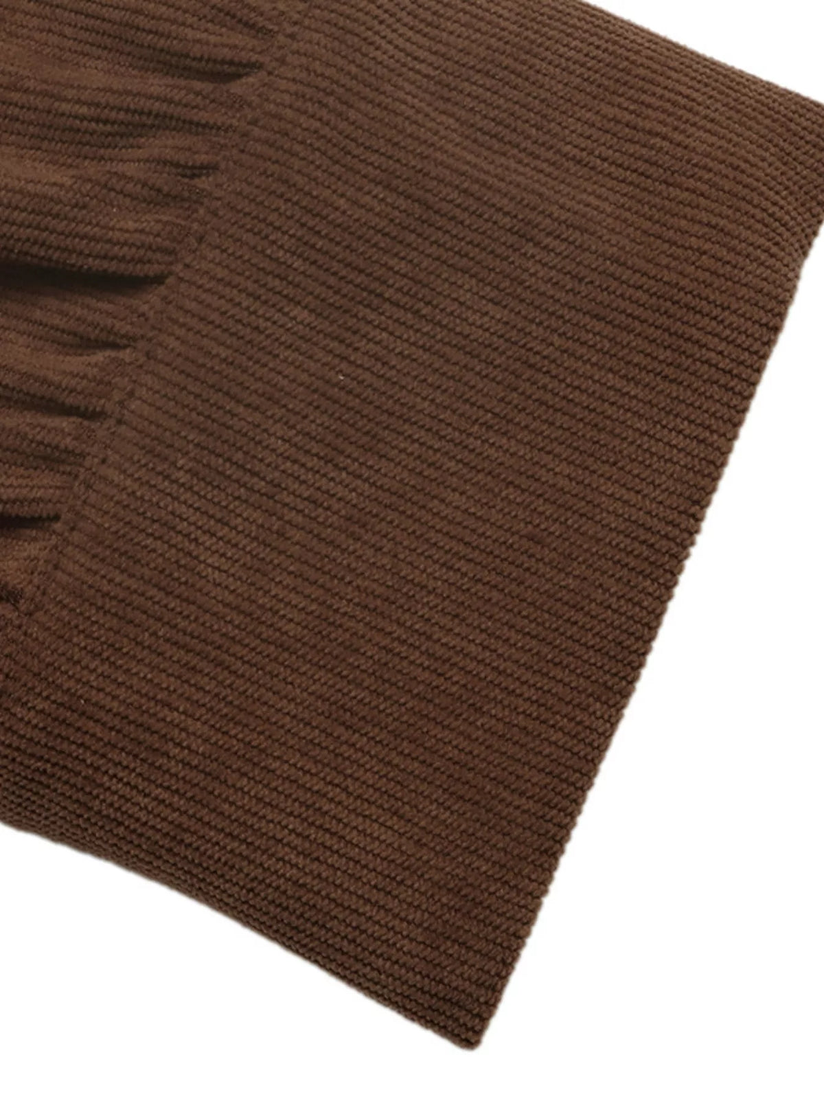 Brown corduroy button-down maxi dress, sleeve cuff detail