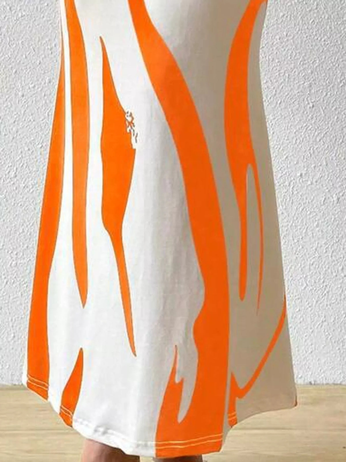 Ruched Maxi Skirt — construction details
