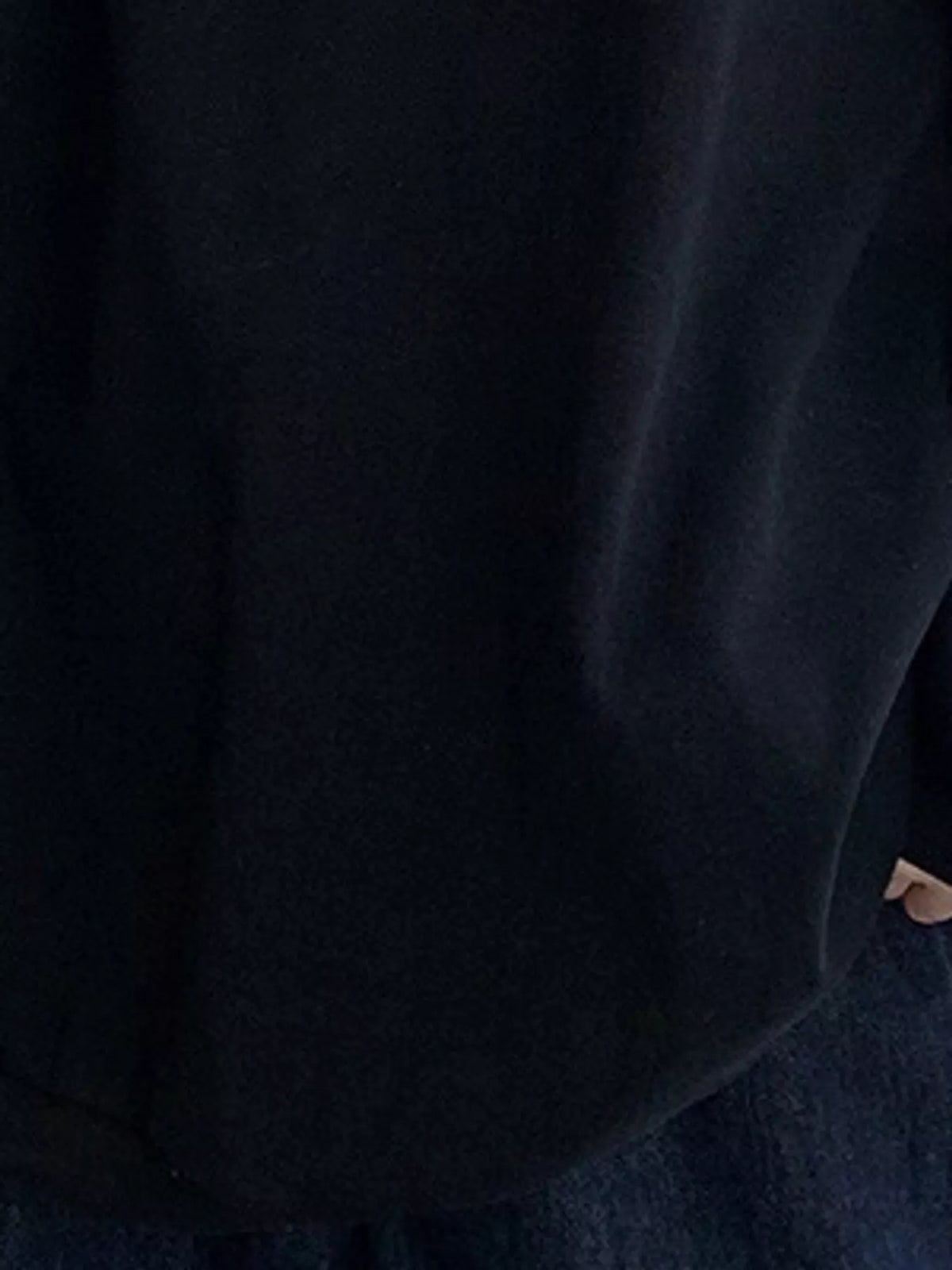 Letter-print sweatshirt, black fabric detail