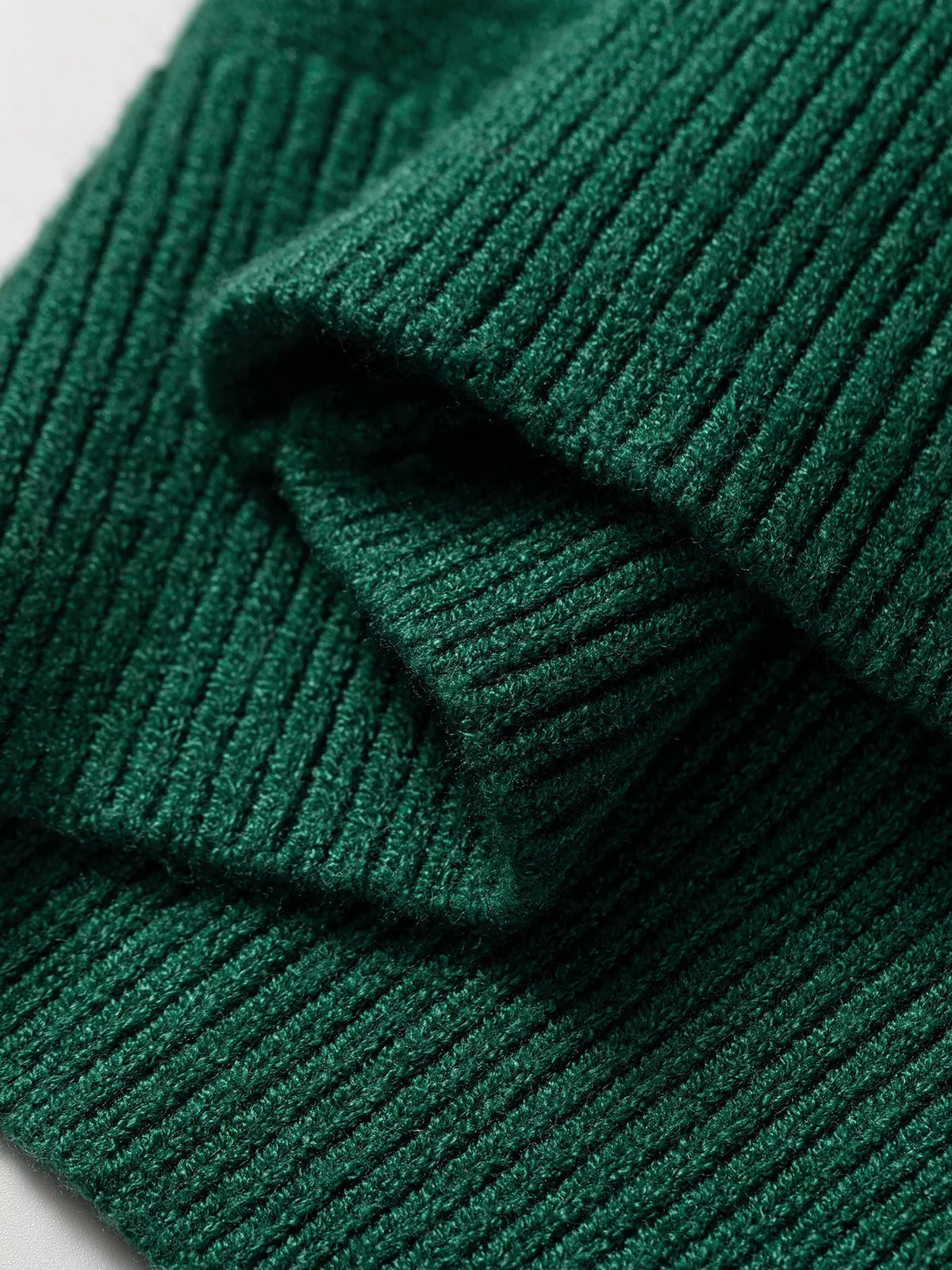 Santa Baby sweater, ribbed hem close up