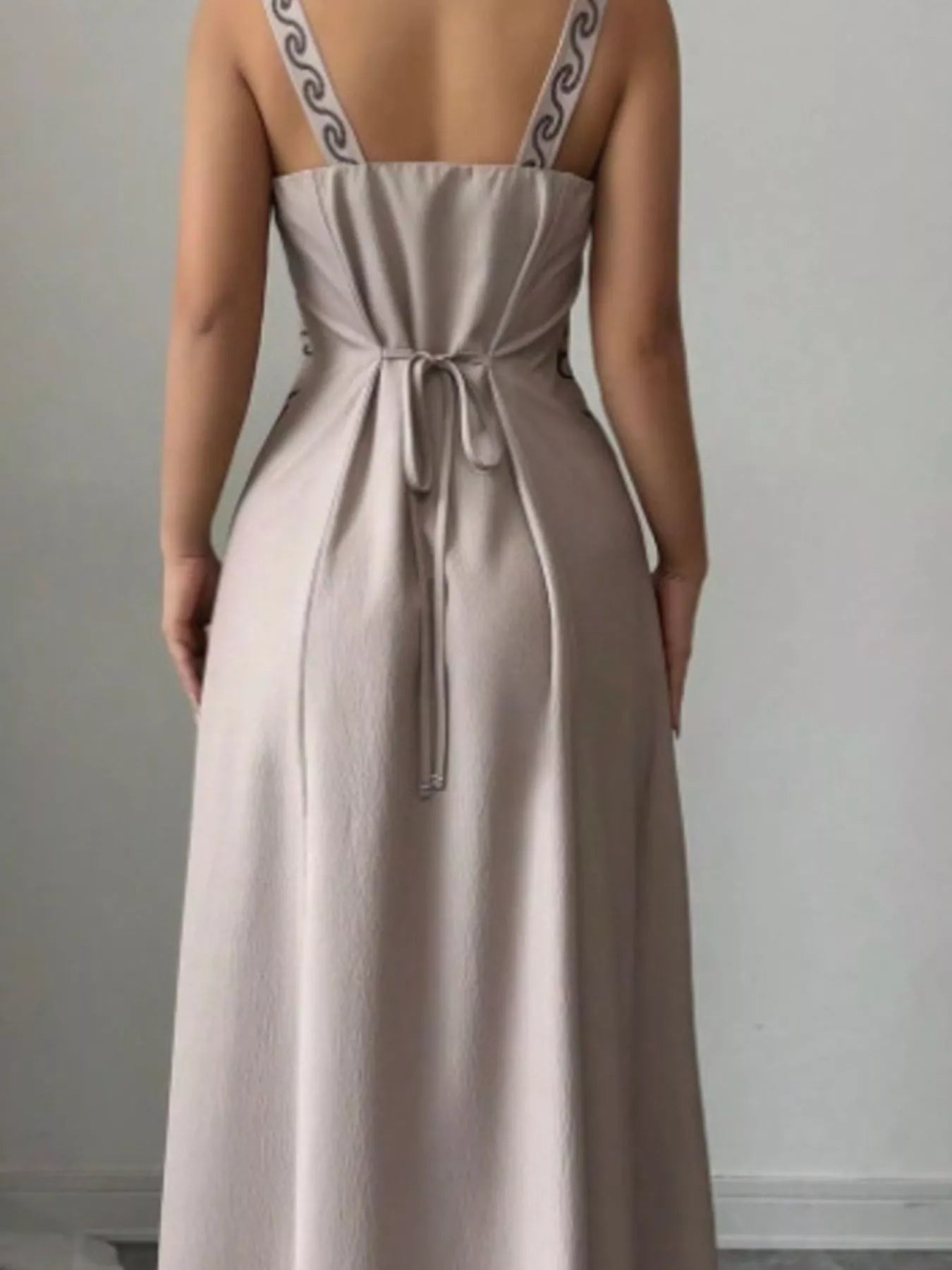 Trendsi Floral Sleeveless Maxi Dress with Side Slit -