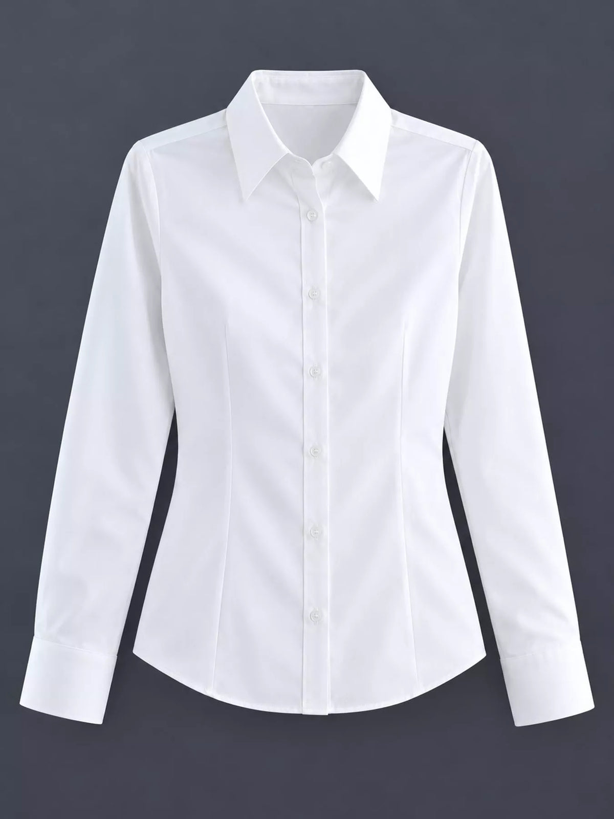 White button-down shirt