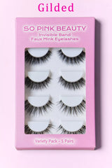 Trendsi SO PINK BEAUTY Faux Mink Eyelashes Variety Pack 5 Pairs -
