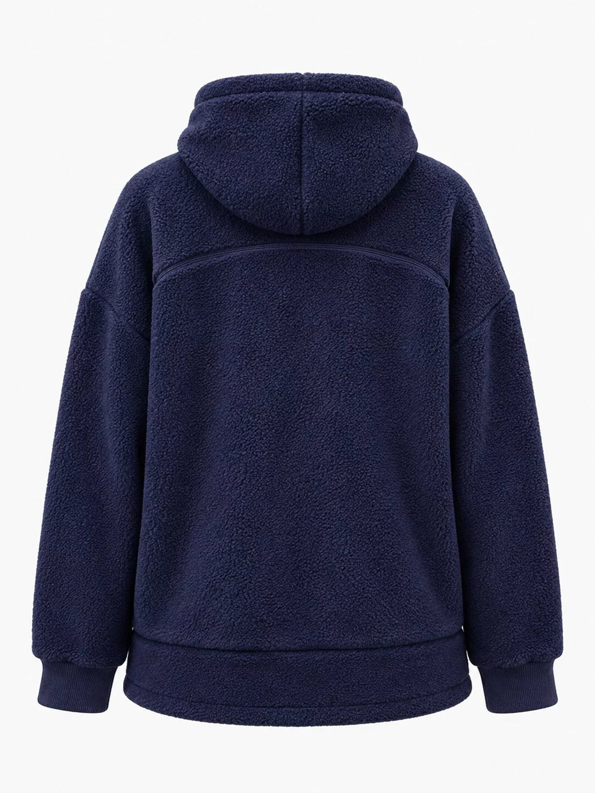 Pet-pouch hoodie, navy back