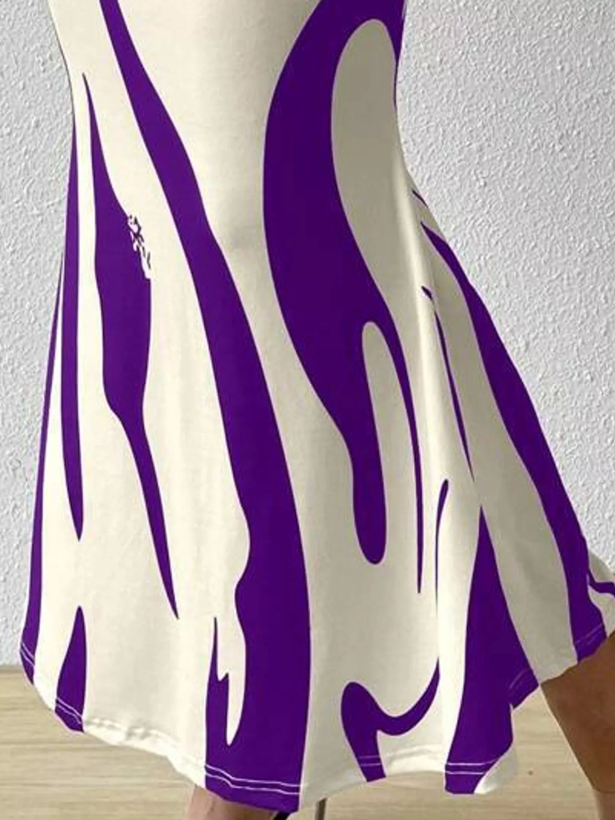 Ruched Maxi Skirt — construction details