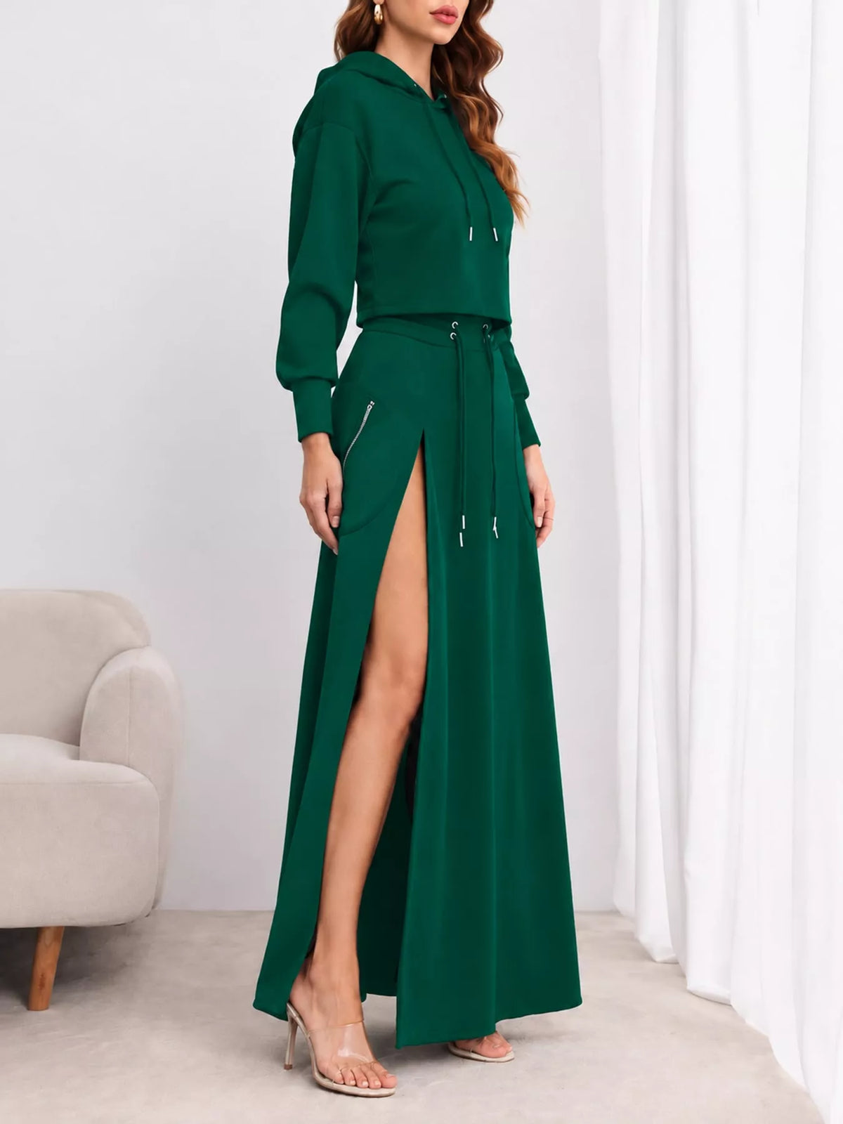 Hoodie and skirt set