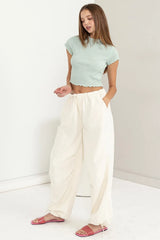 Trendsi HYFVE Lettuce Hem Crop Top -