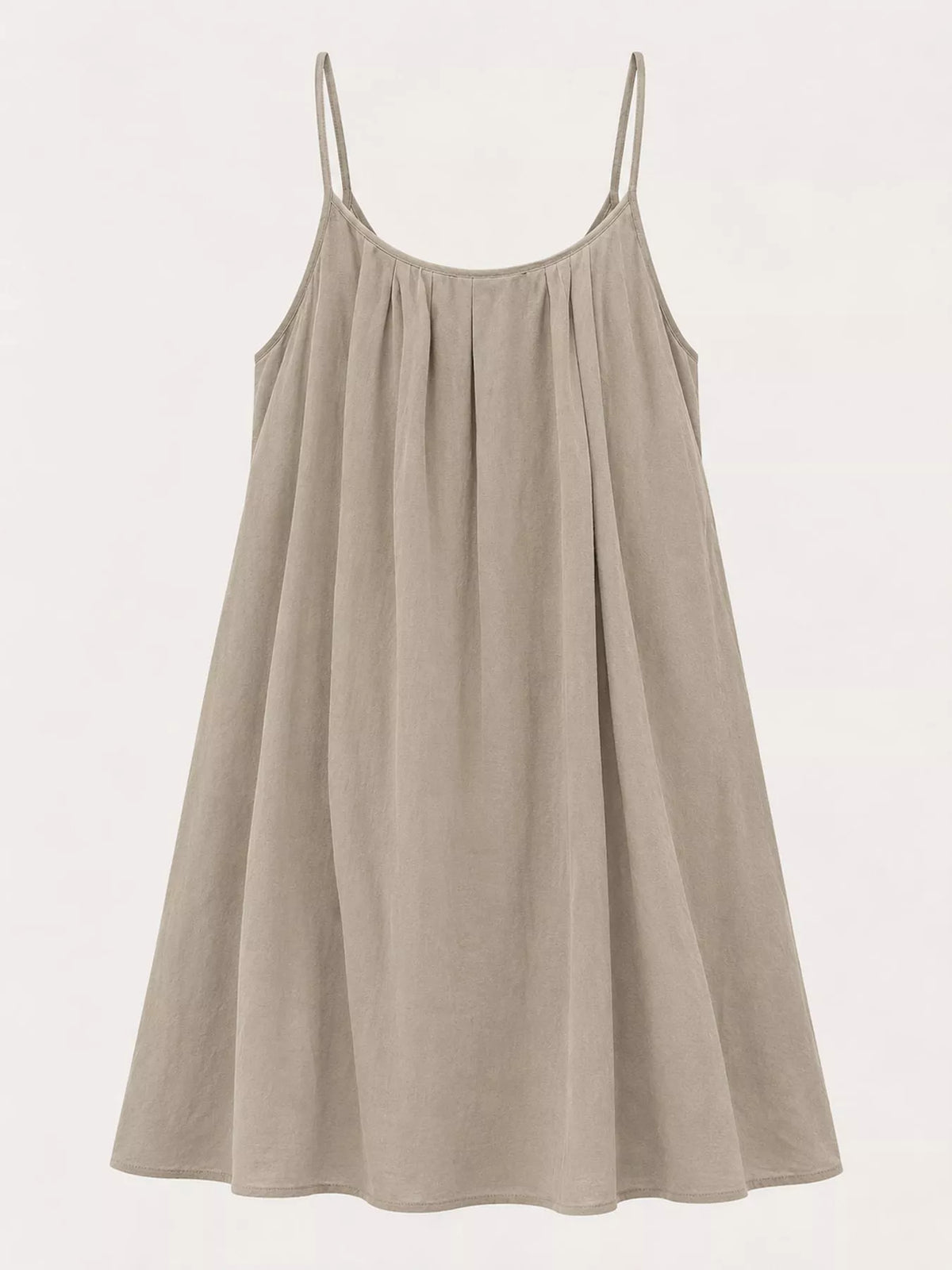 Scoop neck spaghetti-strap mini dress, product view