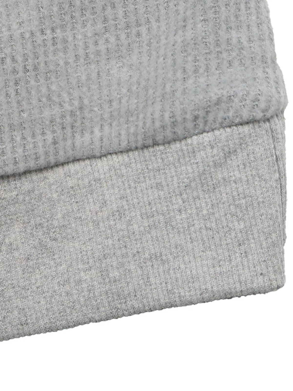 Trendsi Striped Collar Dropped Shoulder Sweatshirt -