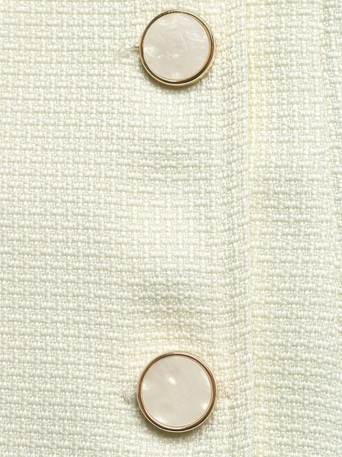 Button Front Pleated Cuff Mini Dress — construction details
