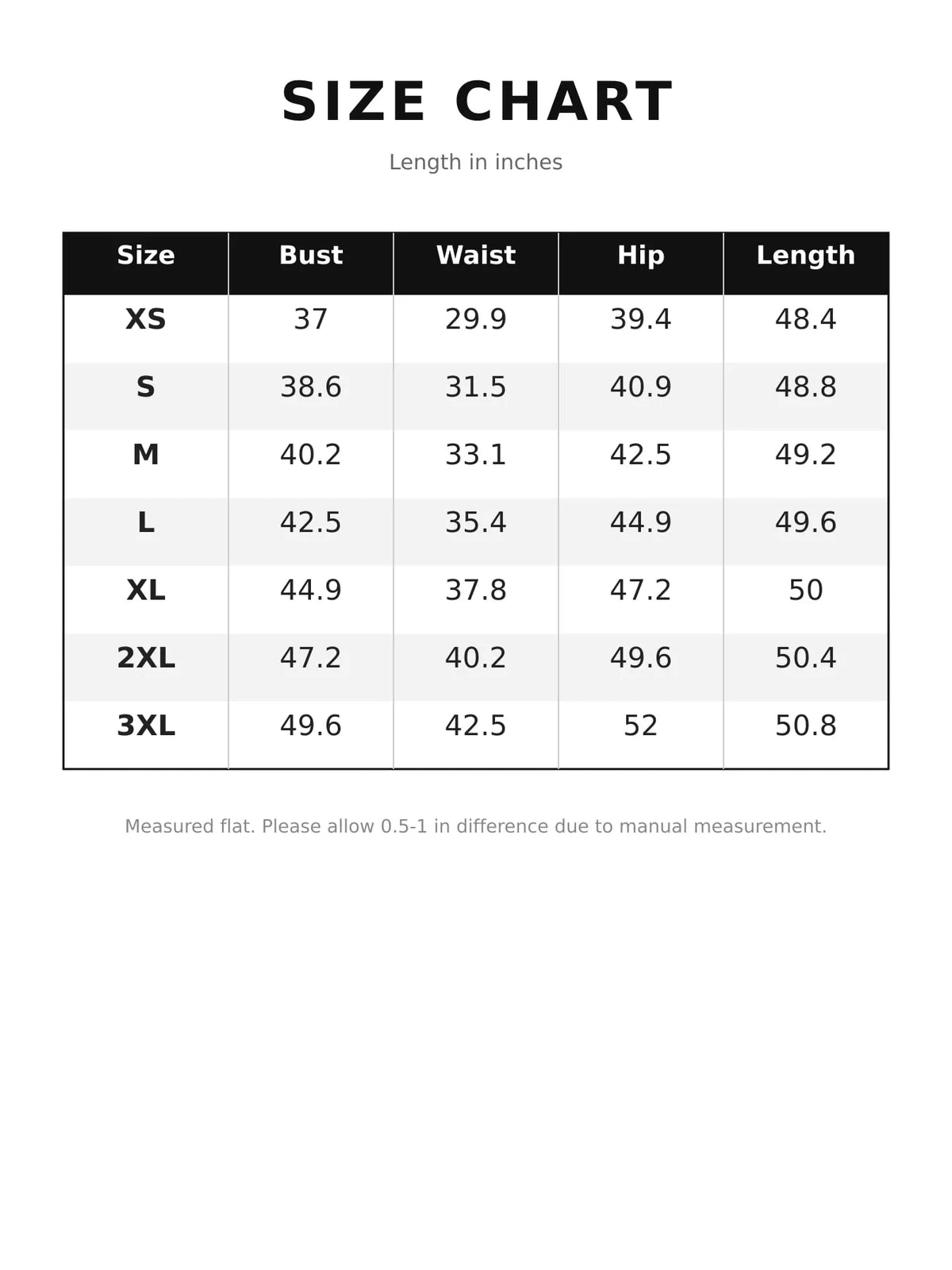 Size chart for satin draped brooch evening dress