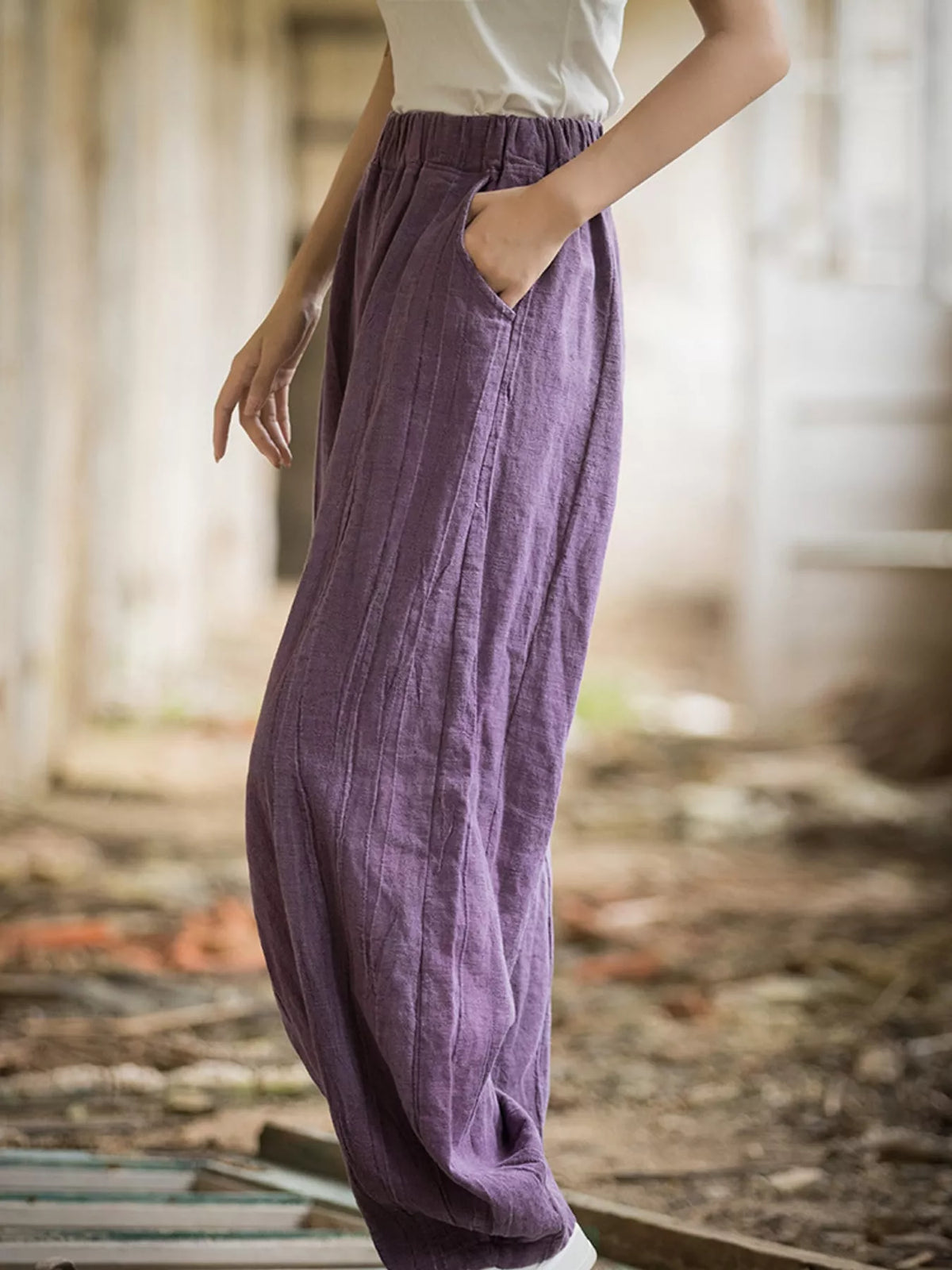 pants, side view