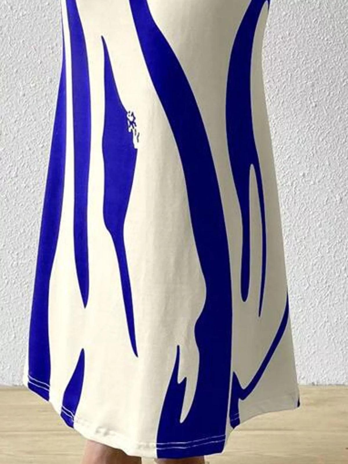 Ruched Maxi Skirt — construction details