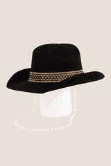 Trendsi Fame Ornate Band Cowboy Hat -