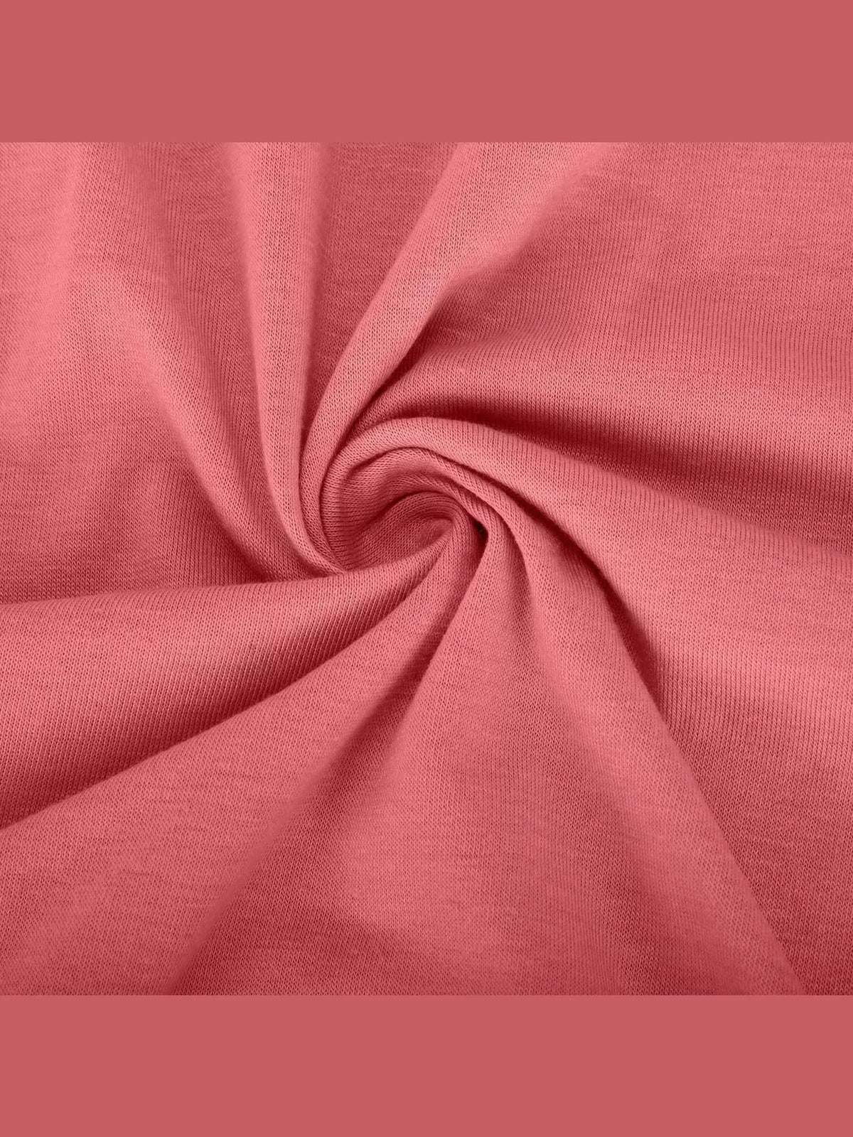 Pink crisscross short sleeve midi dress, detail view
