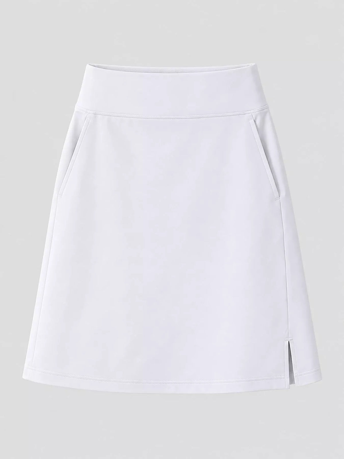 High-Waisted Athletic Skort with Side Pockets — garment front