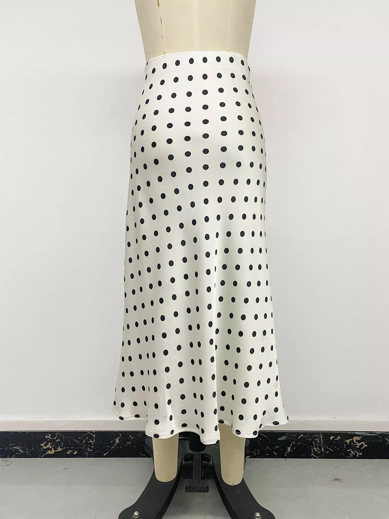 Trendsi Polka Dot Midi Skirt -