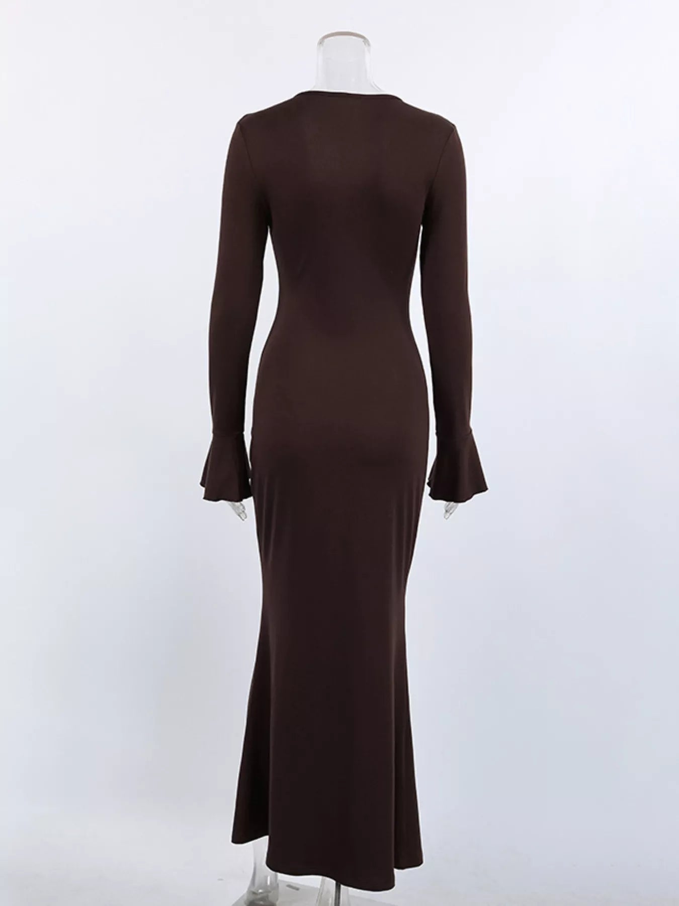 Trendsi Button-Down Bodycon Maxi Dress -