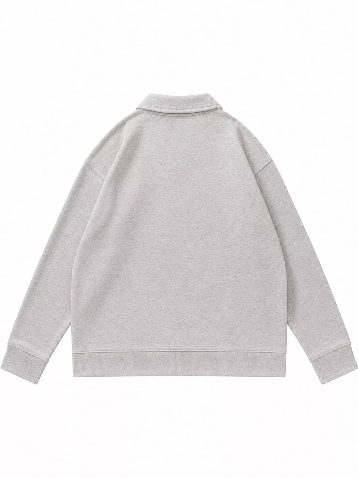 Quarter-Zip Long Sleeve Sweatshirt — back view