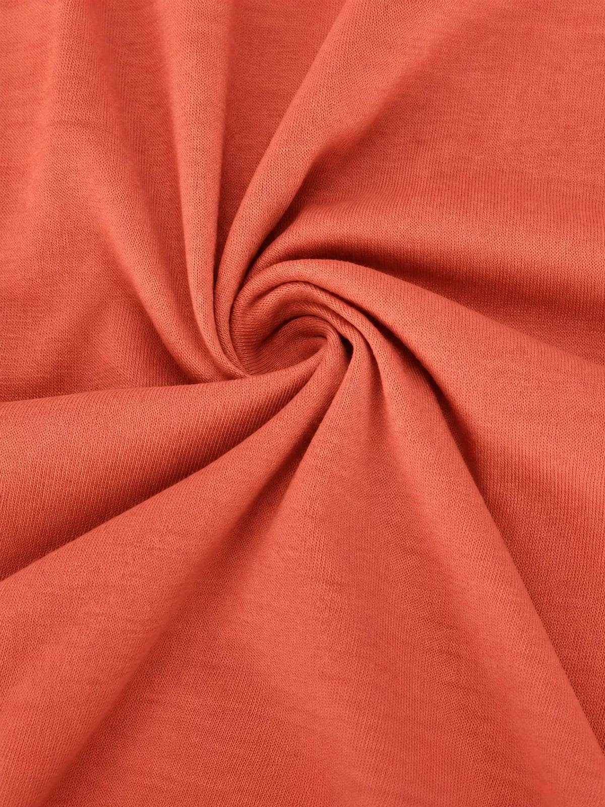 Orange crisscross short sleeve midi dress, detail view