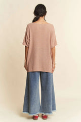 Trendsi Davi & Dani Patch Pocket Wide Leg Culotte Jeans -