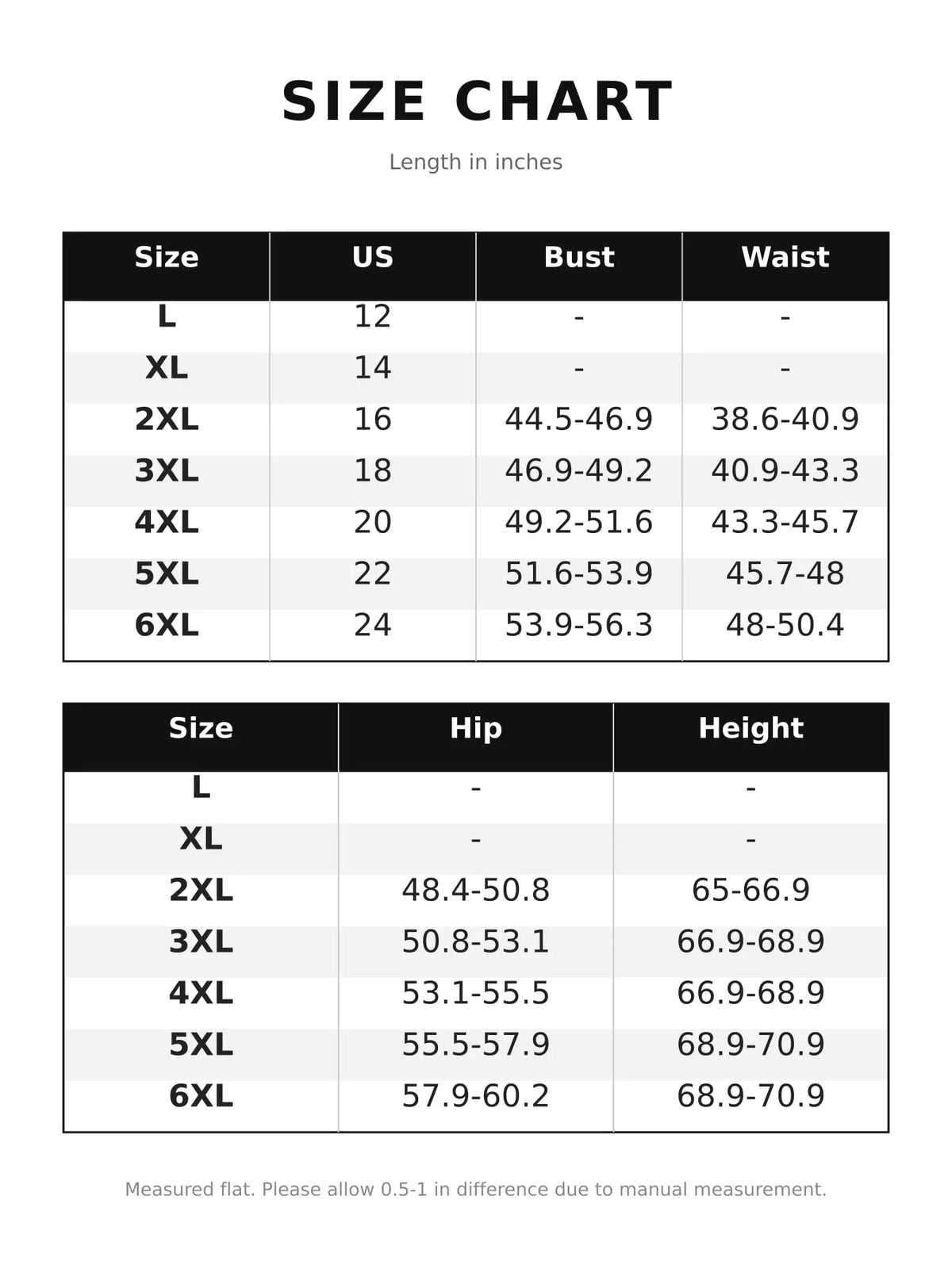 Colorblock cutout top, size chart