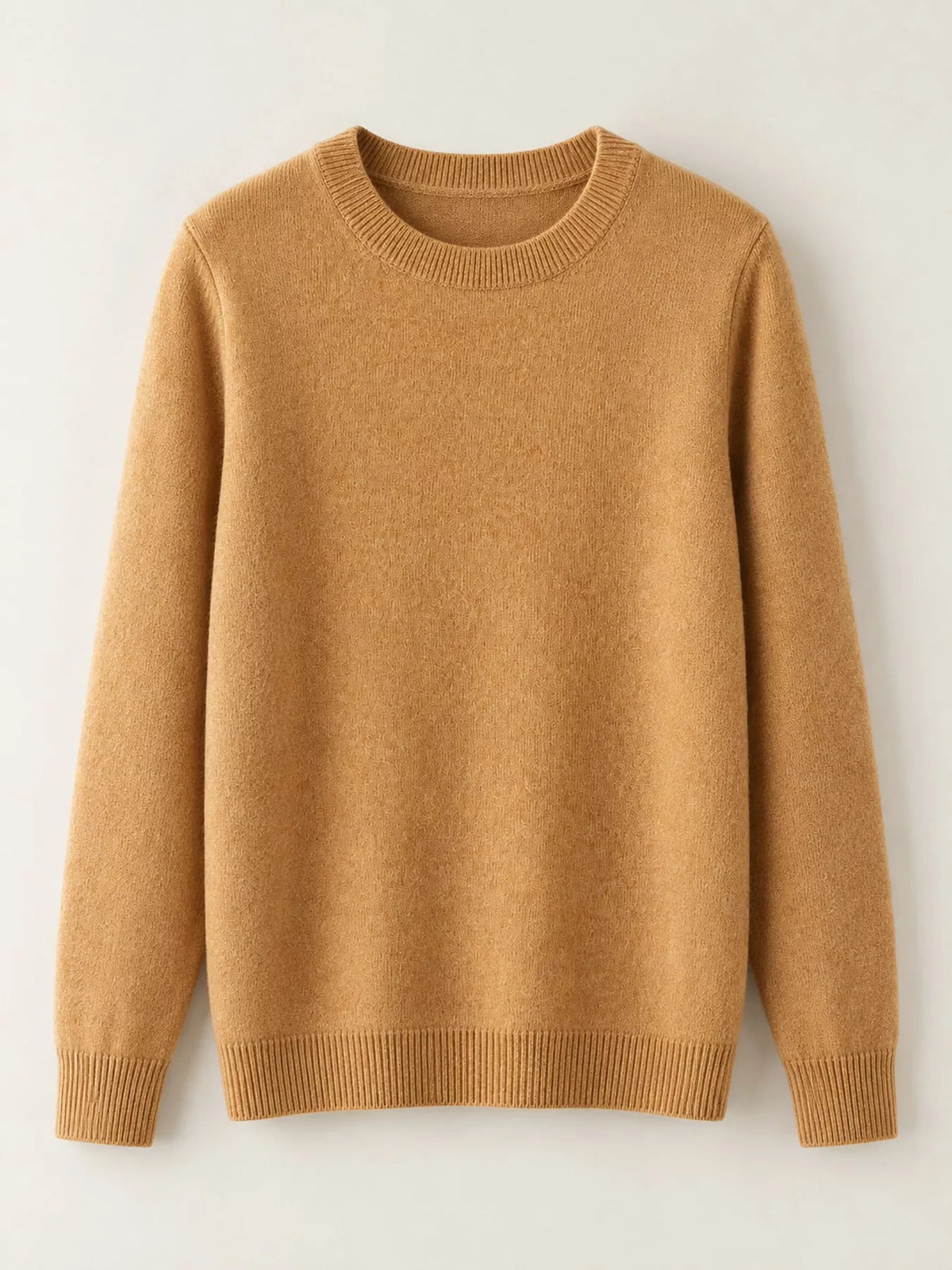 Crew Neck Long Sleeve Sweater — garment front