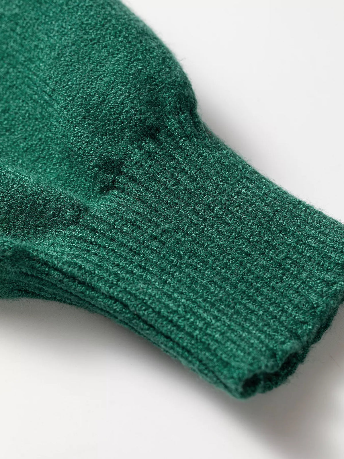 Santa Baby sweater, cuff close up