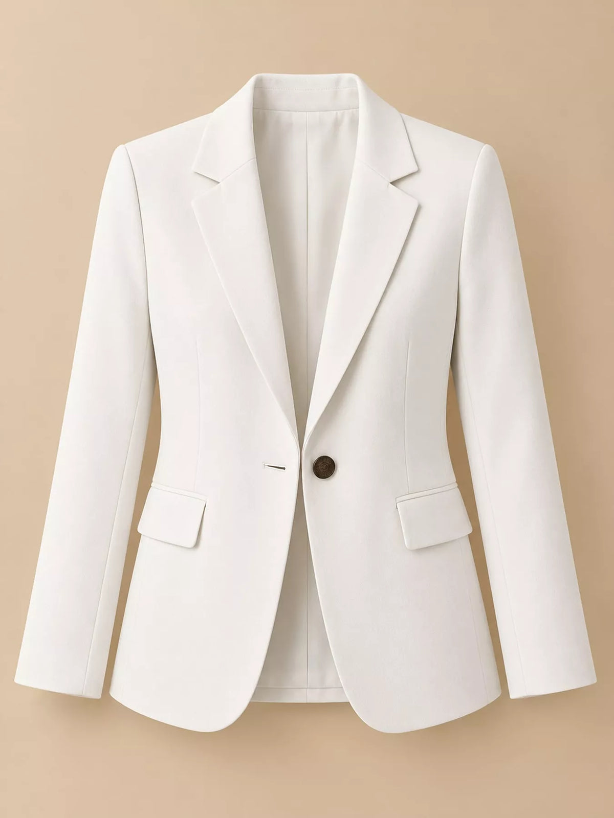 Collared long sleeve blazer, product view