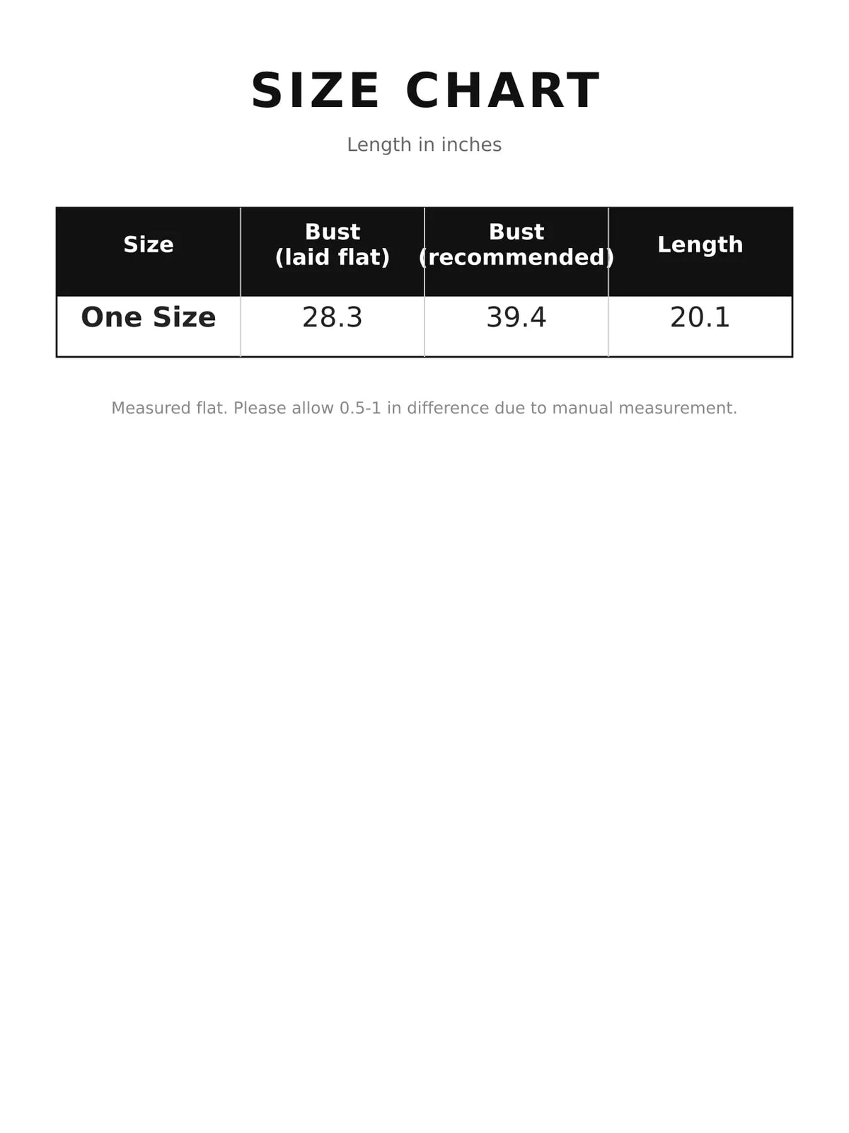 Sleeveless Top and Drawstring Joggers Sweater Set with Long Cardigan — size and measurement chart