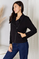 Trendsi Culture Code Full Size Zip-Up Jacket with Pockets -