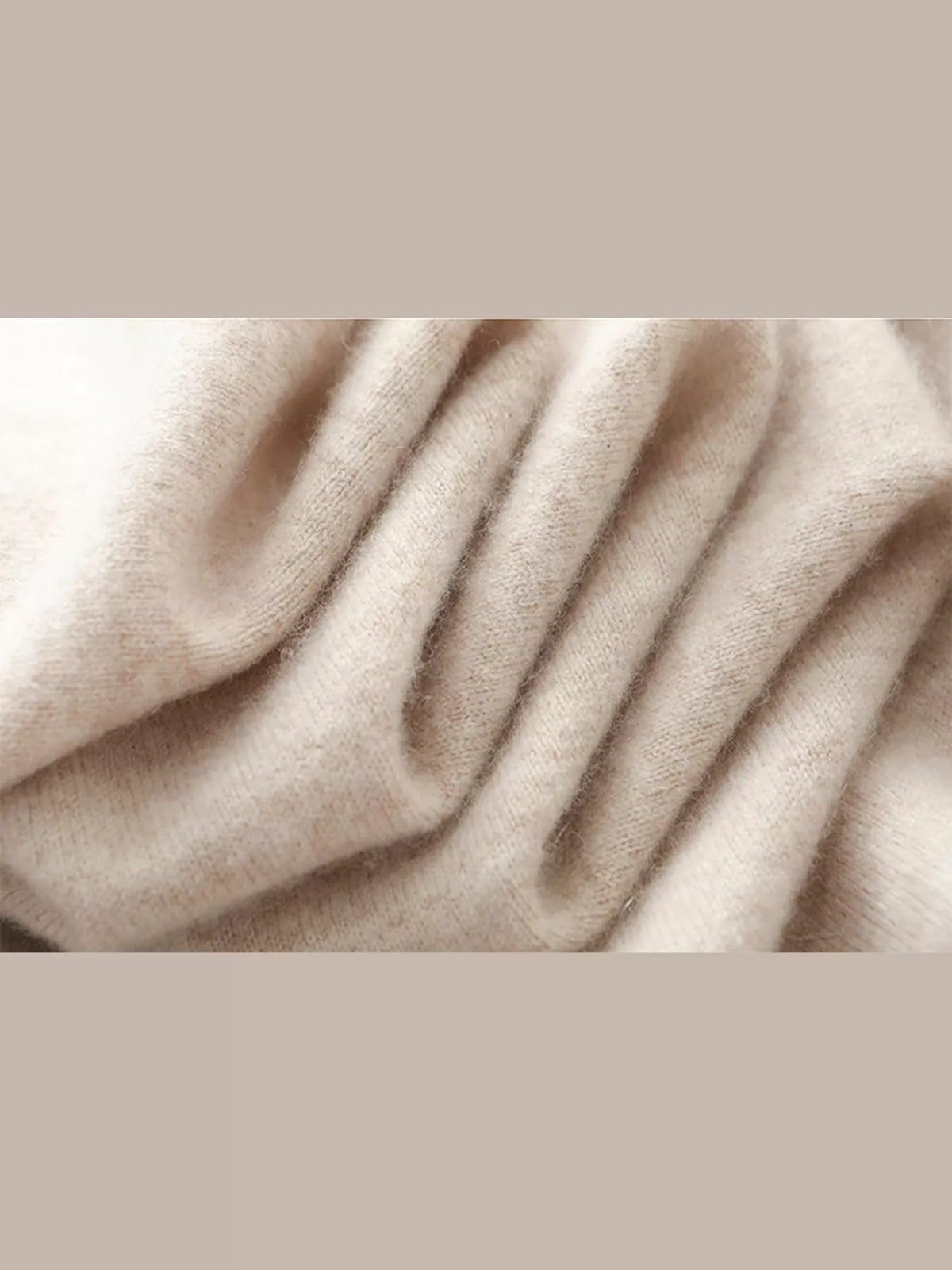Surplice Long Sleeve Sweater — garment construction details