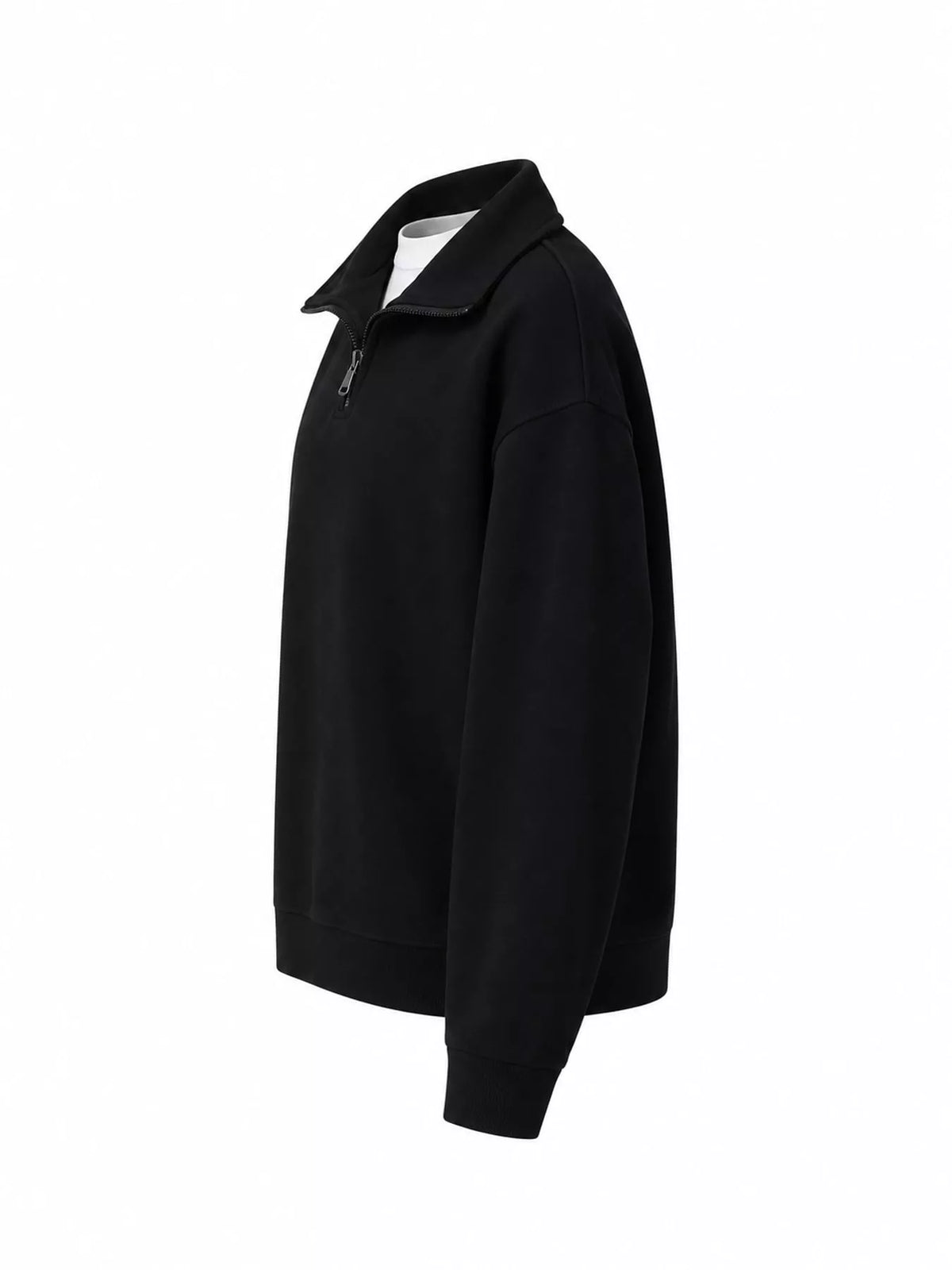Quarter-Zip Long Sleeve Sweatshirt — side view