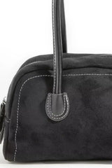 Trendsi Fame Faux Suede Baguette Hand Bag -