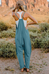 Trendsi Double Take Full Size V-Neck Sleeveless Jumpsuit with Pockets -