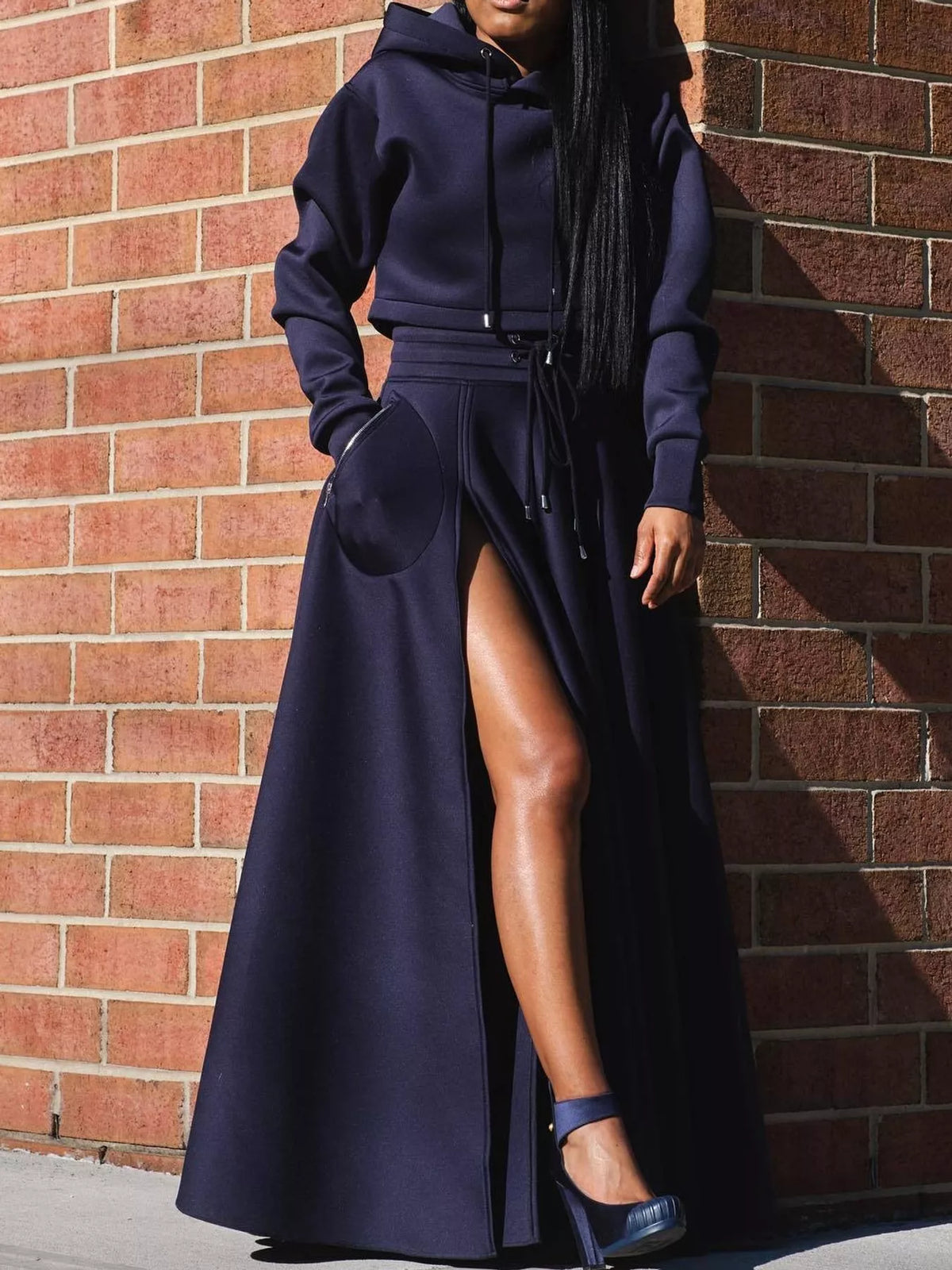 Hoodie and skirt set