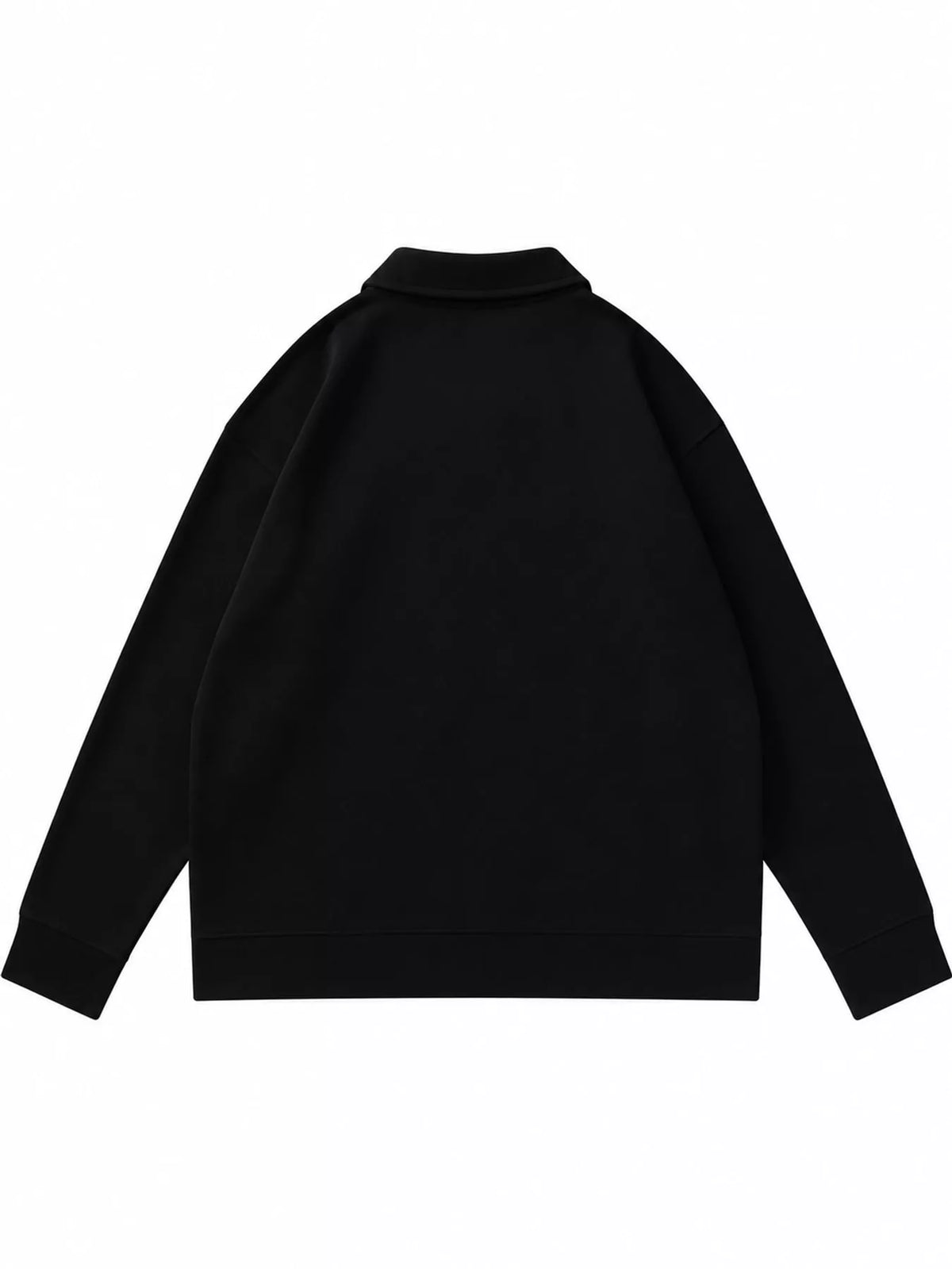 Quarter-Zip Long Sleeve Sweatshirt — back view